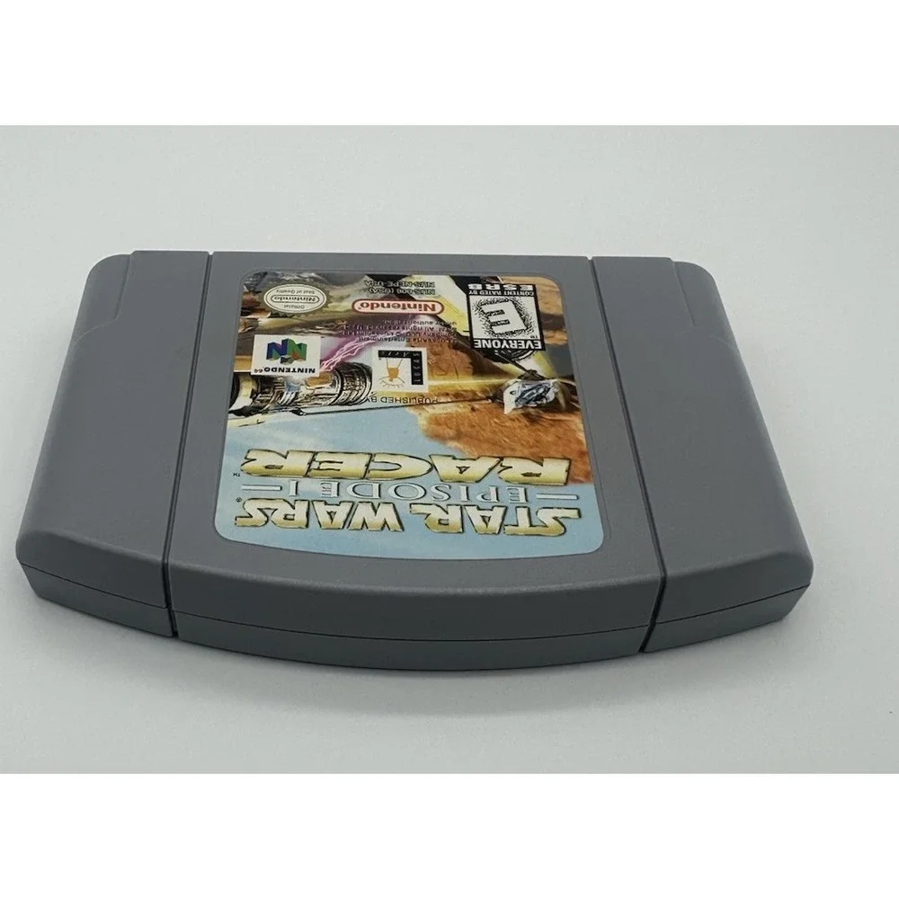 STAR WARS EPISODE 1 RACER NINTENDO 64 N64 AUTHENTIC CART TESTED WORKS + MANUAL